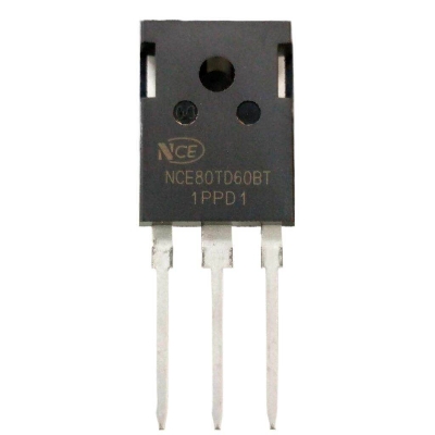 Picture of NCE80TD60BT Transistor NCE80TD60 Transistor IC 80TD60 IGBT 80A 600V IGBT Transistor TO-247 3 Pin Leads Switching Power N-Channel Transistor NCE80TD60 MOSFET