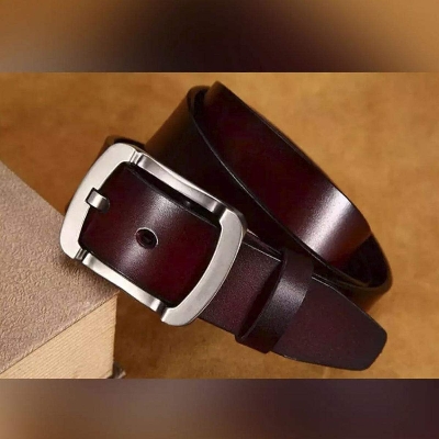 Picture of Long Lusting High quality Artificial Leather Belt For Men-Chocolate