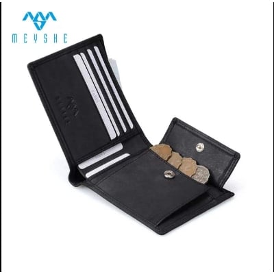 Picture of Black High quality Cow Leather Wallet For Men