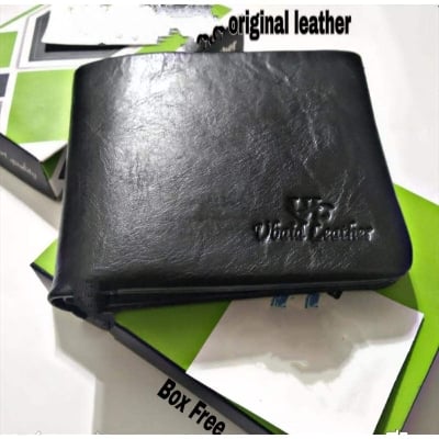 Picture of High quality Cow Leather Wallet For Men-Black