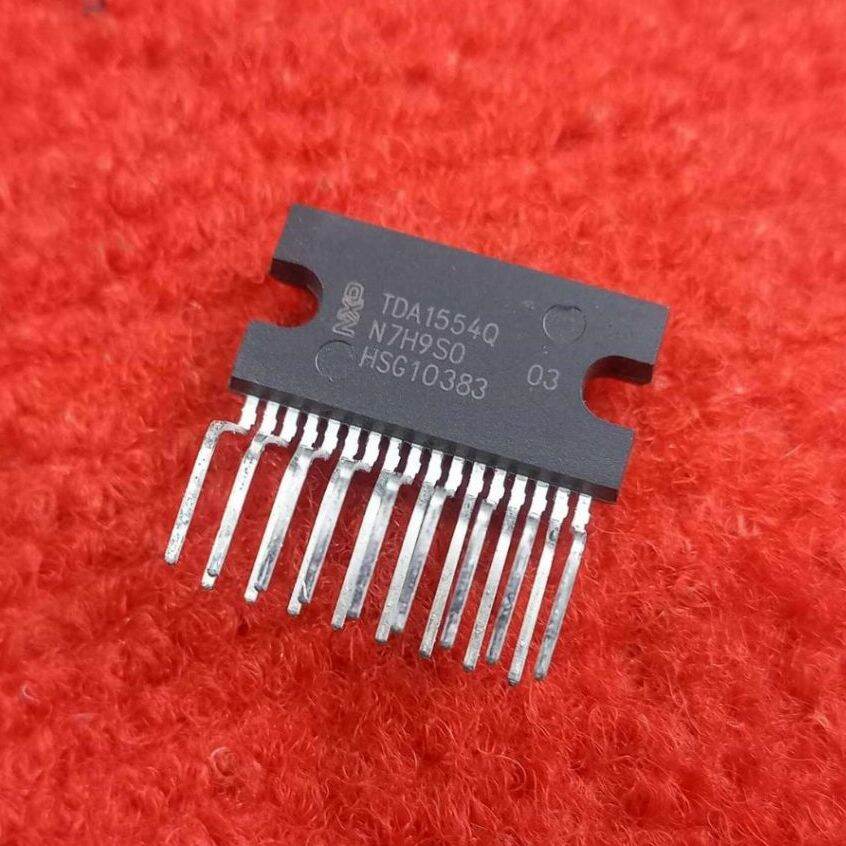 Picture of Original TDA1554Q IC Audio TDA1554 Amplifiers IC 6V 12V 18V 2A 15W 15W Dual Bridge Audio Amplifiers 2 Channel Stereo Audio ZIP 17 Pin Leads Audio TDA1554 Amplifier IC