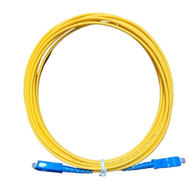 Picture of Optical Fiber Cables 5 Meter SC / UPC-SC / UPC-SM SX-3mm PVC 3.0mm Optical Fiber Cables Patch Cord Cable