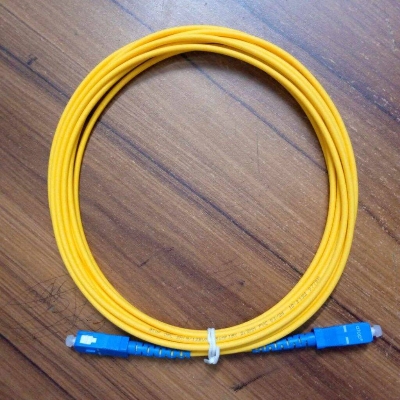 Picture of Optical Fiber Cables 5 Meter SC / UPC-SC / UPC-SM SX-3mm PVC 3.0mm Optical Fiber Cables Patch Cord Cable