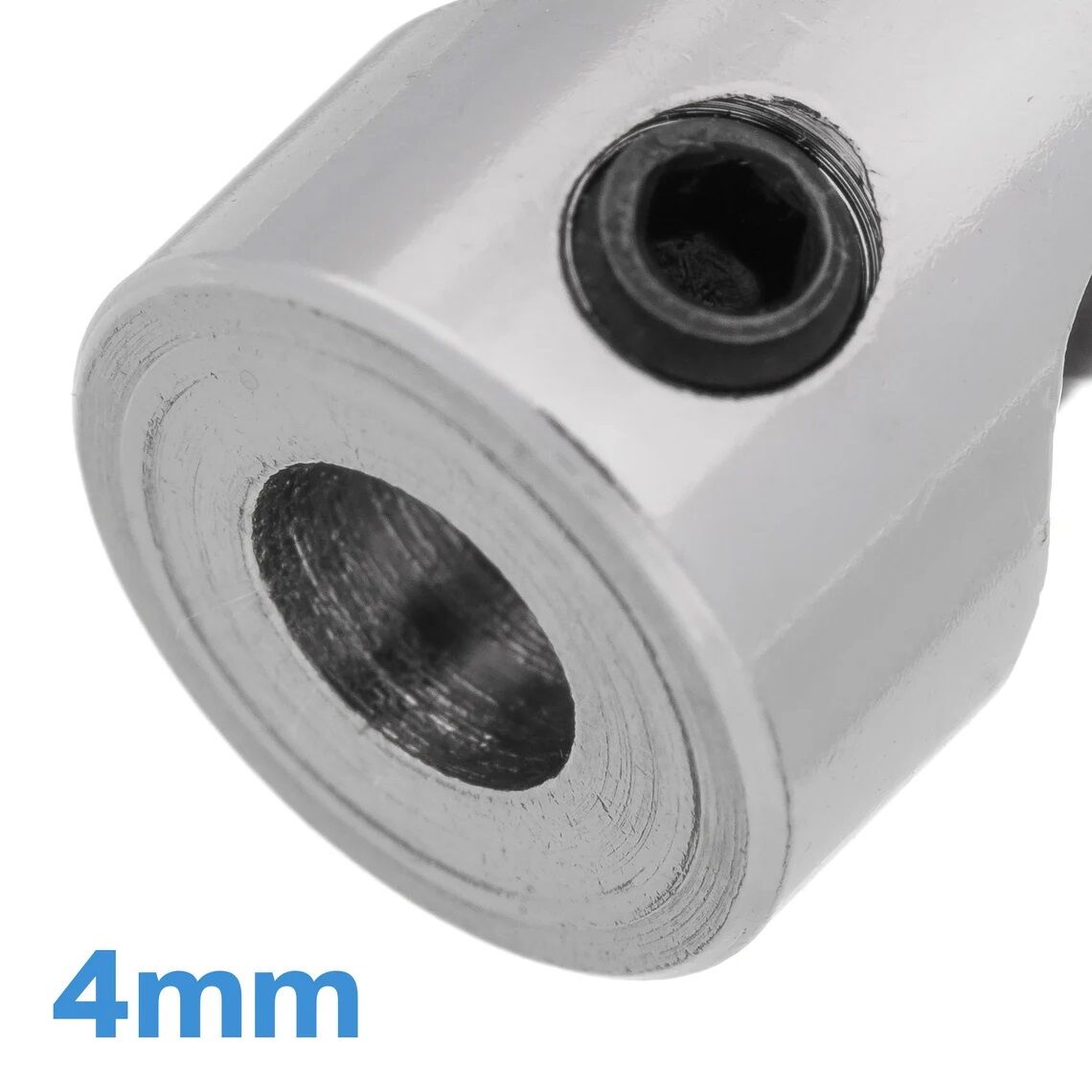 Picture of SS 5-4mm Stainless Steel Joint 5mm To 4mm Bore Motor Shaft Connector Motor Joint Coupler 5mm Motor Connector Adapters For 775 Motor Joint 5mm 4mm Coupler Steel Motor Joint 4mm Connector Tools 