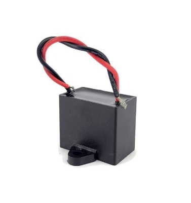 Picture of CBB61 Ceiling Fan Capacitor 3.5uF 450V AC 50/60Hz With Cables 450V Capacitor CBB61 Fan Capacitor 3.5uF Capacitor 450V Ceiling Fan Capacitor For Electric Fan Capacitor 