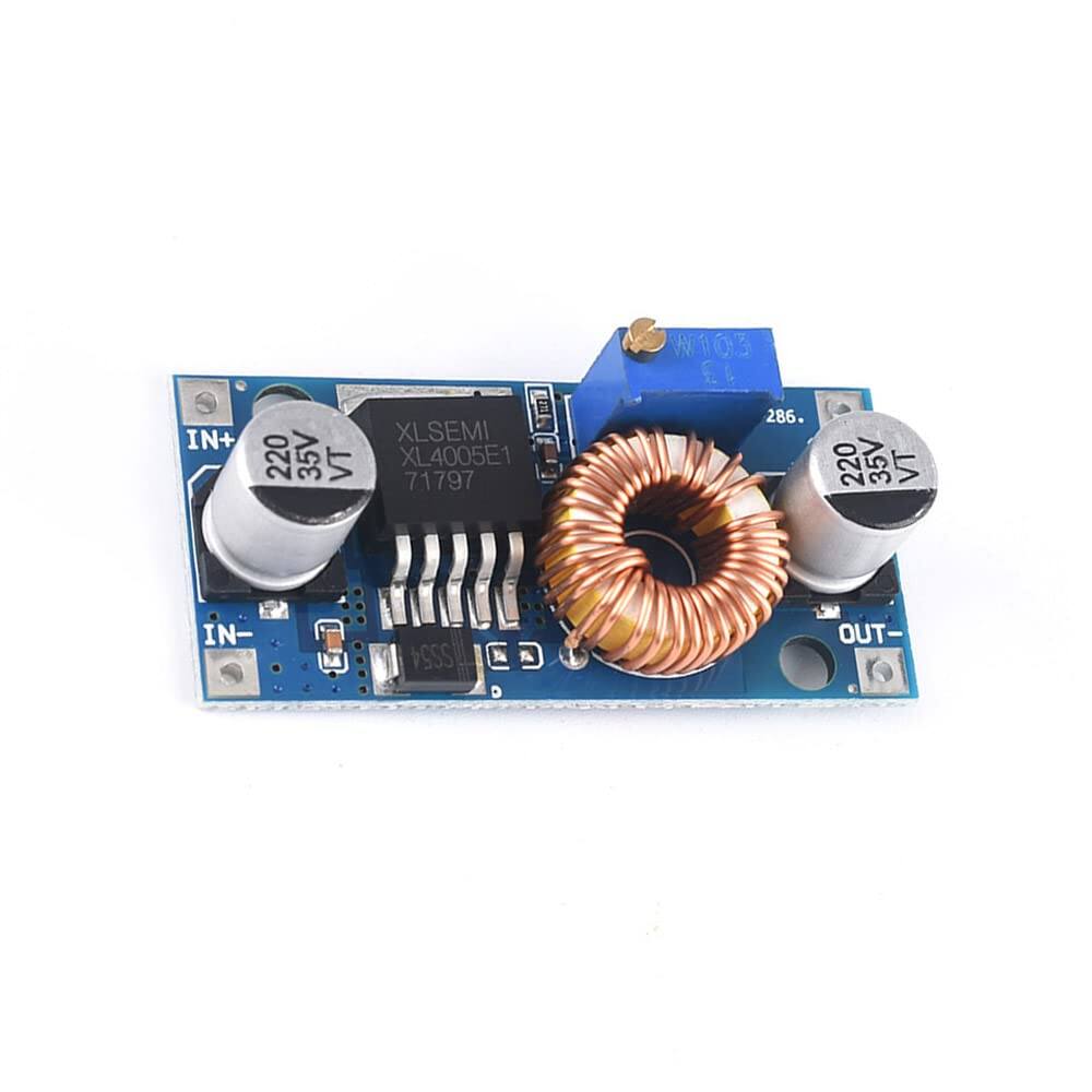 Picture of XL4005 DC-DC 5-32V Adjustable Step Down 5A Buck Power Supply Module Adapters XL4005 Buck Converter 75W 5A XL4005 DC DC Step Down Buck Converter Power 5-32V To 0.8V-24V Buck Module