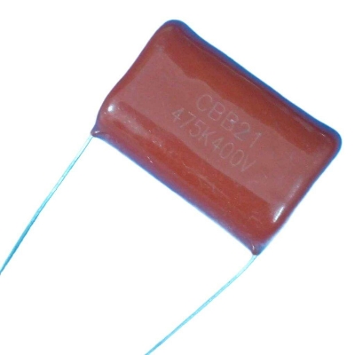 Picture of 3Pcs - METALLIZED 475K 400V Metallized Capacitor 4.7uf Capacitor Polypropylene 400V Capacitor Mylar 4700nF Polyester Film Capacitors 2 Pin Leads 475K Metallized Capacitor 475K Capacitor