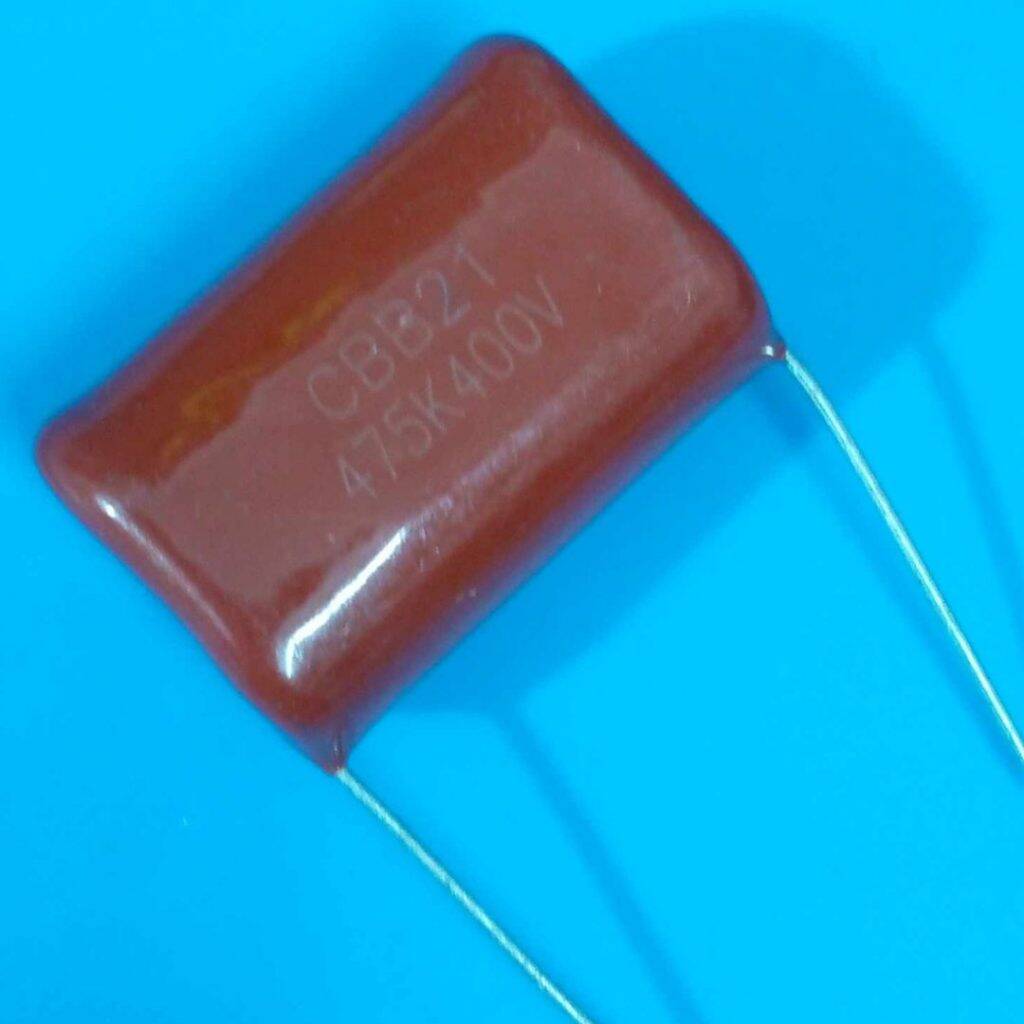 Picture of 3Pcs - METALLIZED 475K 400V Metallized Capacitor 4.7uf Capacitor Polypropylene 400V Capacitor Mylar 4700nF Polyester Film Capacitors 2 Pin Leads 475K Metallized Capacitor 475K Capacitor