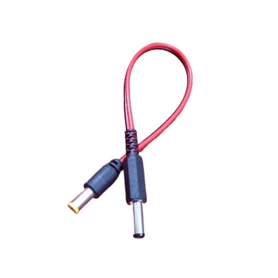Picture of Male-Male 2.1mm Male To Male Jack DC Connector With Cables 2.1mm Jack Connector 2.1mm Male DC Power Input Output Jack 5V 12V 24V 2.1mm Male Jack Connector DC Power Jack