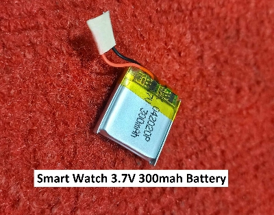 Picture of 300mAh Rechargeable Battery Smart Watch Battery 3.7V 300mAh Battery 3.7V Battery Size 20x20x4mm 3.7V Rechargeable Battery 3.7V Battery For Bluetooth Headphone Watch Batteries