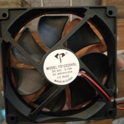 Picture of 5 Inch 24V Mini Fans 5 Inch Cooling Fan 24V 5 Inch Fan 24V Cooling Fan 5 Inch DC 24V Fan Heatsink Cooler Cooling Fan Radiator Heat Dissipation Fan With Cables