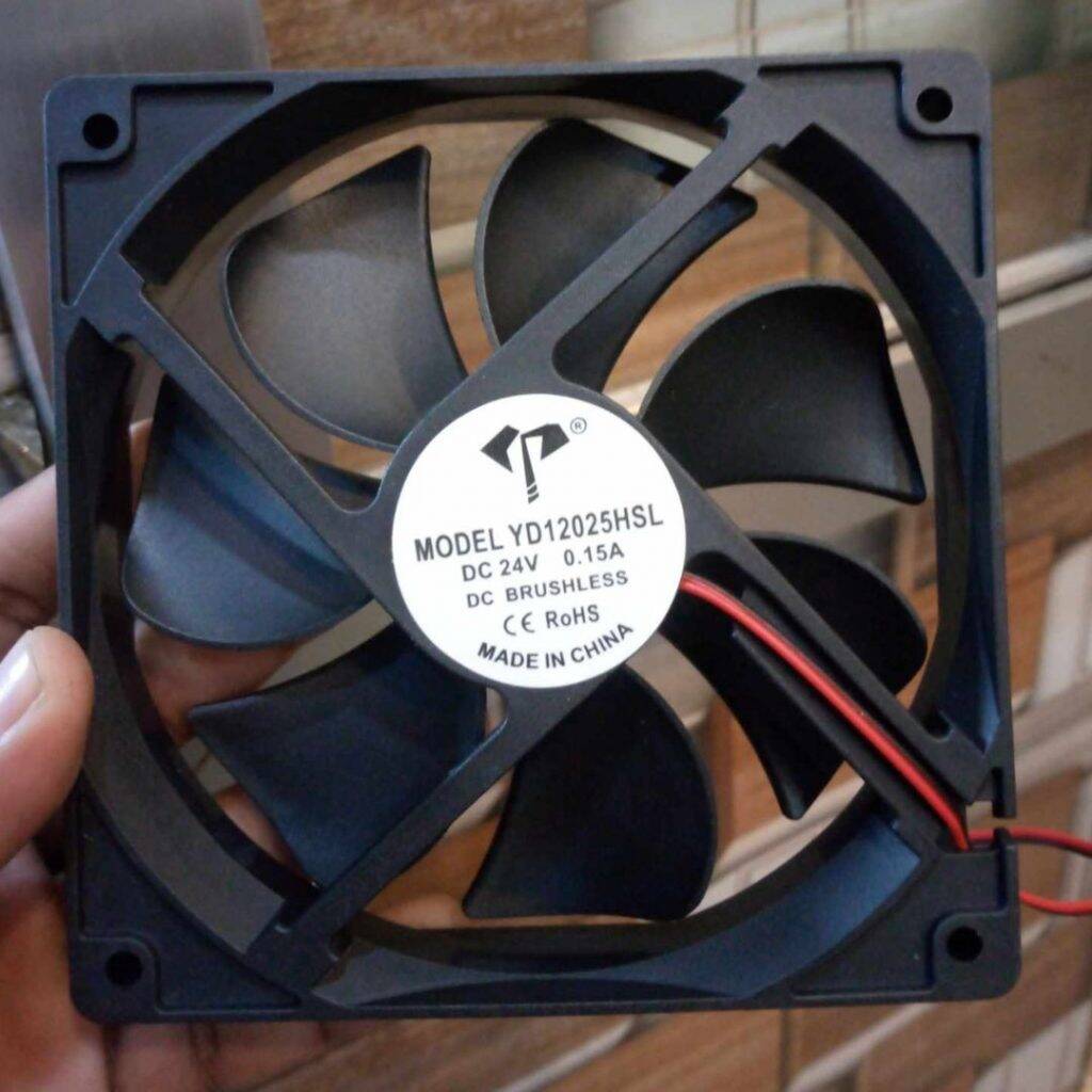 Picture of 5 Inch 24V Mini Fans 5 Inch Cooling Fan 24V 5 Inch Fan 24V Cooling Fan 5 Inch DC 24V Fan Heatsink Cooler Cooling Fan Radiator Heat Dissipation Fan With Cables