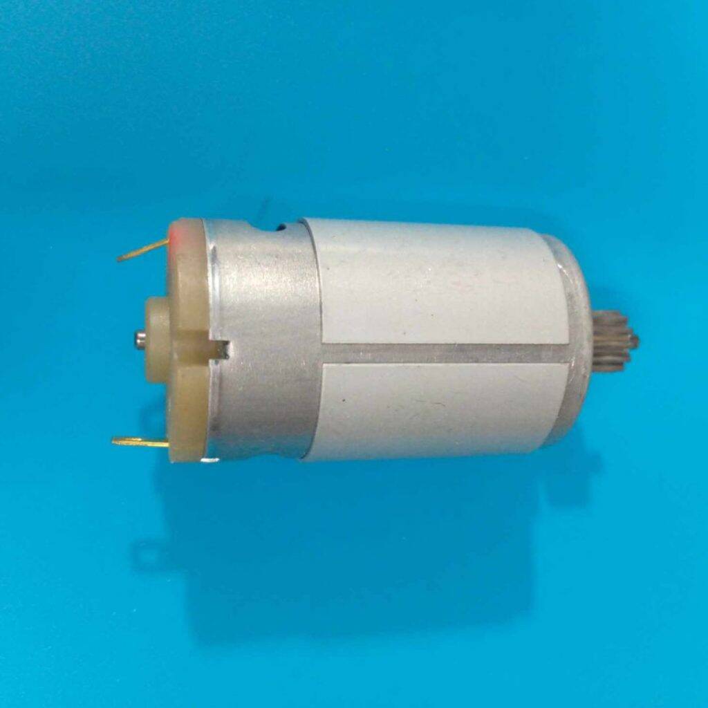 Picture of 12V Electronic Bikes Motor DC 12V High Speed Motor With Gear Pully 12V Electronic Kids Bikes Motor DIY 2846 DC Motors With Gear Pulley Tools Sets