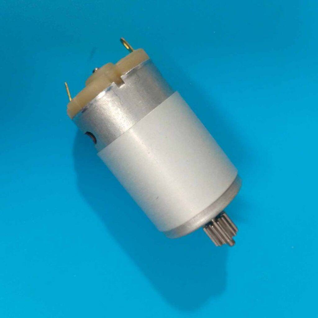 Picture of 12V Electronic Bikes Motor DC 12V High Speed Motor With Gear Pully 12V Electronic Kids Bikes Motor DIY 2846 DC Motors With Gear Pulley Tools Sets