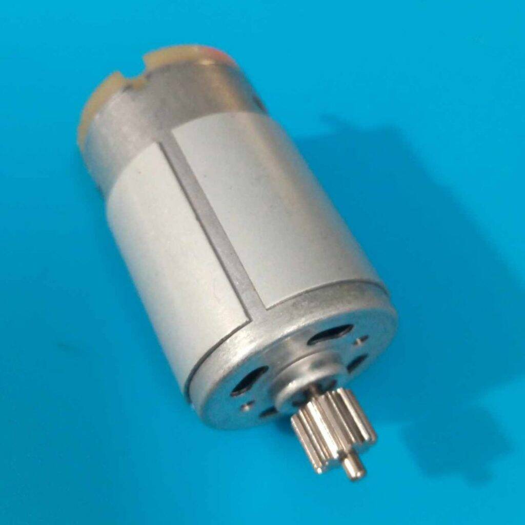 Picture of 12V Electronic Bikes Motor DC 12V High Speed Motor With Gear Pully 12V Electronic Kids Bikes Motor DIY 2846 DC Motors With Gear Pulley Tools Sets