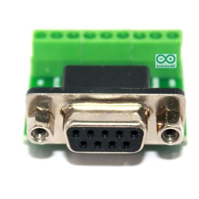 Picture of DB9 Connector Module DB9 Female Connector Module DB9 Female Screw Terminal To RS232 RS485 Conversion Board 9 Pin 9 Hole DB9 Connector DB9 To Screw Terminal Adapters DB9 RS232 Connector DB9 Module DB9 Breakout Board