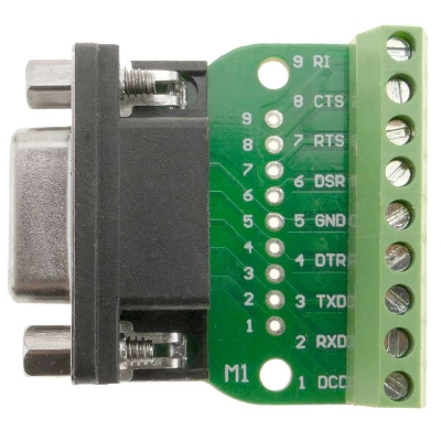 Picture of DB9 Connector Module DB9 Female Connector Module DB9 Female Screw Terminal To RS232 RS485 Conversion Board 9 Pin 9 Hole DB9 Connector DB9 To Screw Terminal Adapters DB9 RS232 Connector DB9 Module DB9 Breakout Board