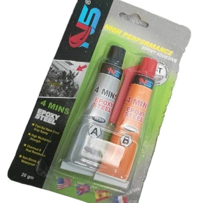 Picture of NS High Performance Epoxy Adhesive 4 Mins Epoxy Steel Epoxy Glue 20gm Steel Epoxy AB Negative Positive Epoxy AB Rapid Steel Epoxy A Resin B Hardener Steel Epoxy