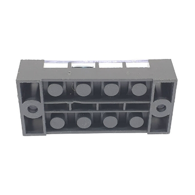 Picture of TB-2504 4P Double Row Terminal Block 600V 25A Terminal Block TB-2504 600V 25A 4P Double Row 4 Pin Terminal Block TB-2504 Terminal Block 600V 25A TB Series 4 Positions Cables Connectors