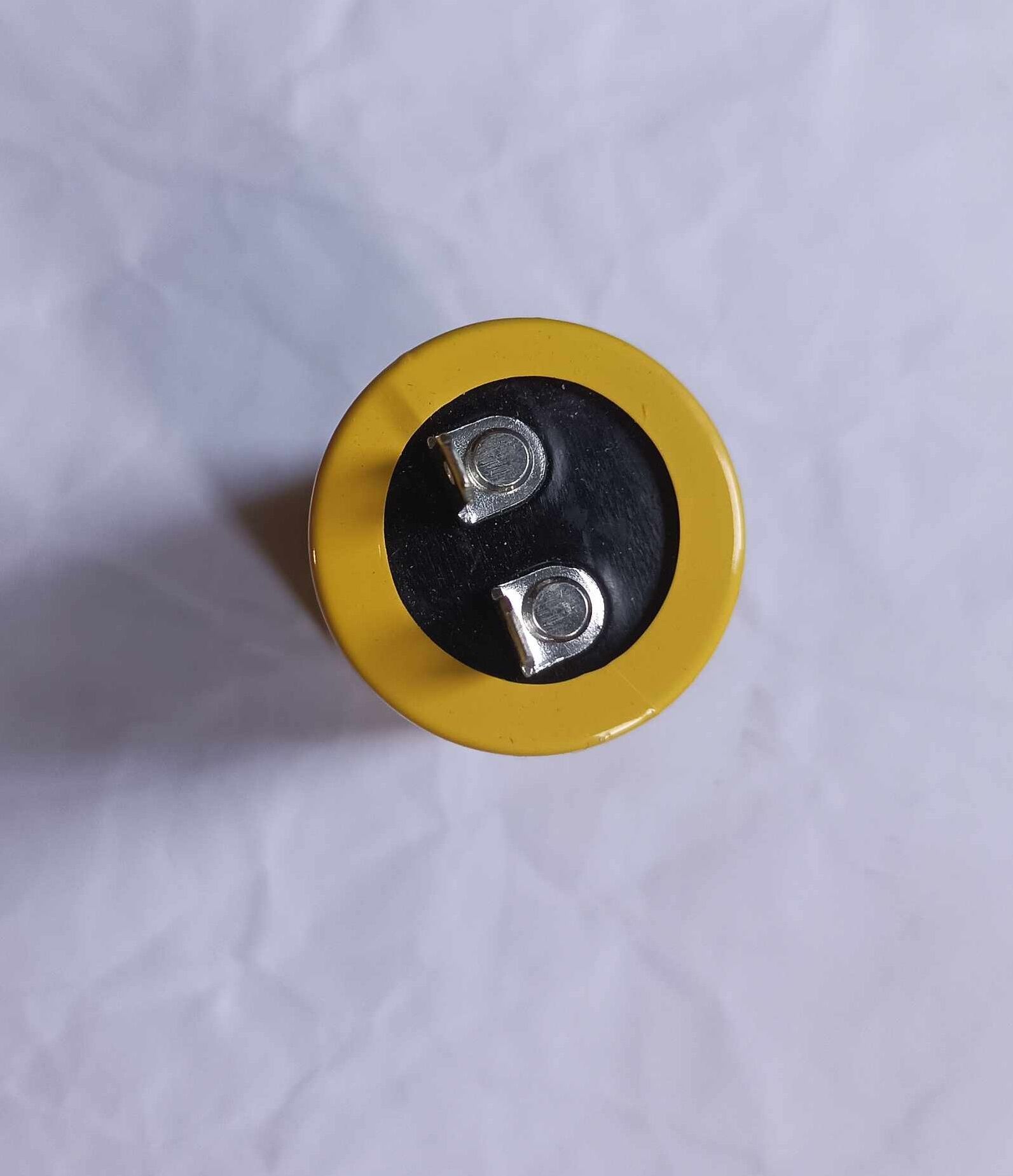 Picture of 3.5uF Fan Capacitor ORIGINAL 3.5uF Celling Fan Capacitor KOREA TECH High Quality 3.5uF 50Hz 60Hz 0.25A 450VAC Capacitor 2 Pin Leads 3.5uF Capacitor
