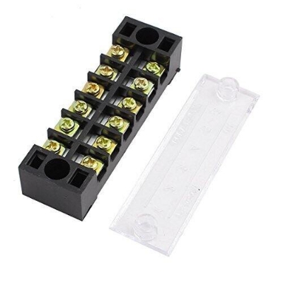Picture of TB-1506 6P Double Row Terminal Block 600V 15A Terminal Block TB-1506 600V 15A 6P Double Row 6 Pin Terminal Block TB-1506 Terminal Block 600V 15A TB Series 6 Positions Cables Connectors