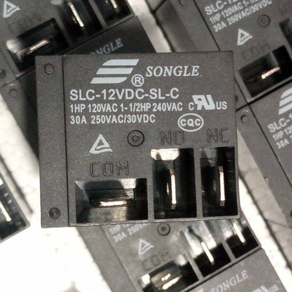 Picture of IPS Relay 12V Relay DC 12V 30A 250VAC 5 Pin Coil SPDT Power Relay SLC-12VDC-SL-C PCB Mount Power Relays Switches DC 12V IPS Relay Switches Black 12V Inverter Relay Switches