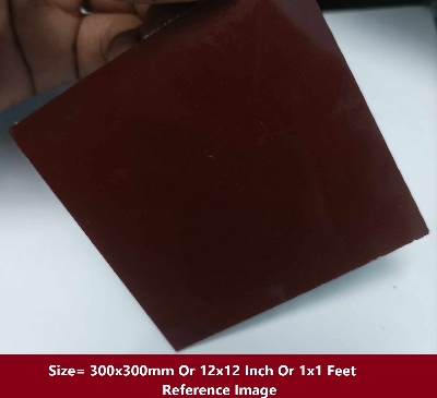 Picture of BROWN 2mm Acrylic Sheets 2mm Brown Plastic Sheet 2mm Thick Acrylic Sheet 12 Inch Acrylic Sheet Cutting Size 1×1 Feet 2mm Brown Acrylic Plexiglass Brown Perspex Acrylic Sheet