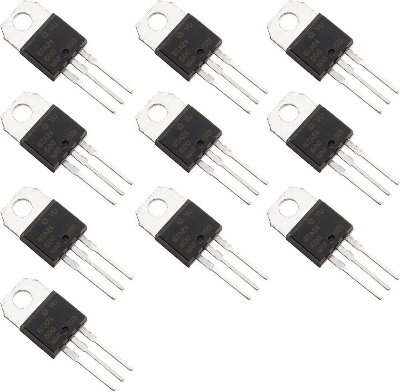 Picture of A CLASS BTA24 TRIAC BTA24-600B 600V 24A TRIAC Thyristor IC TO-220 Package Industrial BTA24-600B TRIAC IC 3 Pin Leads BTA24 Thyristor IC