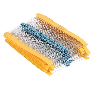 Picture of Tolerance 1% 180K Resistor 180K Ohm Resistor COPPER Resistor 2 Pin Leads Resistor 1% Tolerance Carbon Film Resistor 180K Ohm 1/4W Resistance 0.25 Watt Fixed Resistor 180K Resistor