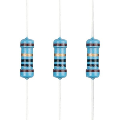 Picture of Tolerance 1% 180K Resistor 180K Ohm Resistor COPPER Resistor 2 Pin Leads Resistor 1% Tolerance Carbon Film Resistor 180K Ohm 1/4W Resistance 0.25 Watt Fixed Resistor 180K Resistor