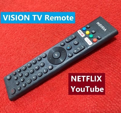 Picture of VISI-ON Remote Control VISI-ON TV Remote Controller TV Remote For Smart LED TV Remote NETFLIX YouTube