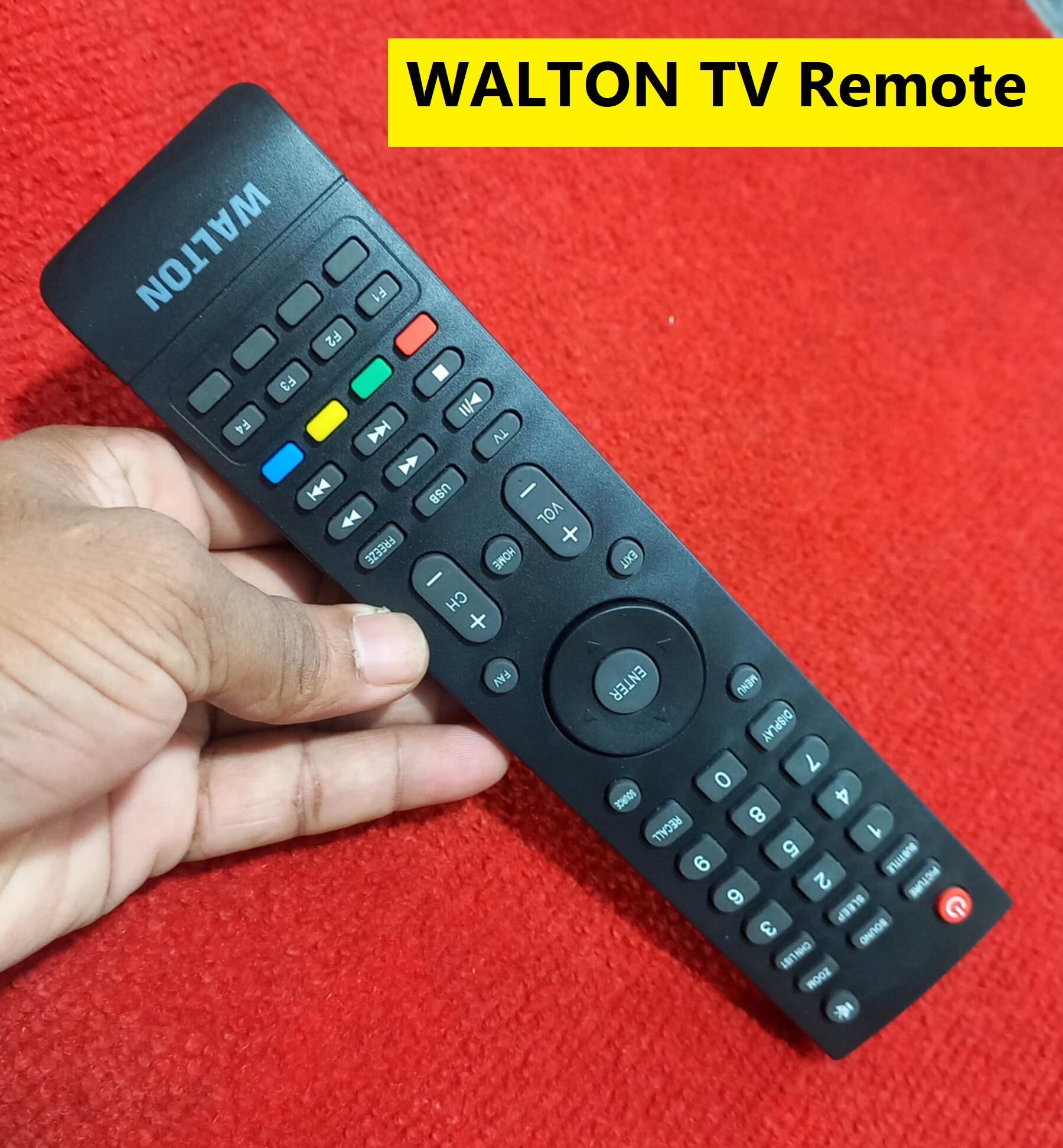 Picture of WALT-ON Remote Control WALT-ON TV Remote Controller TV Remote For Smart LED TV Remote