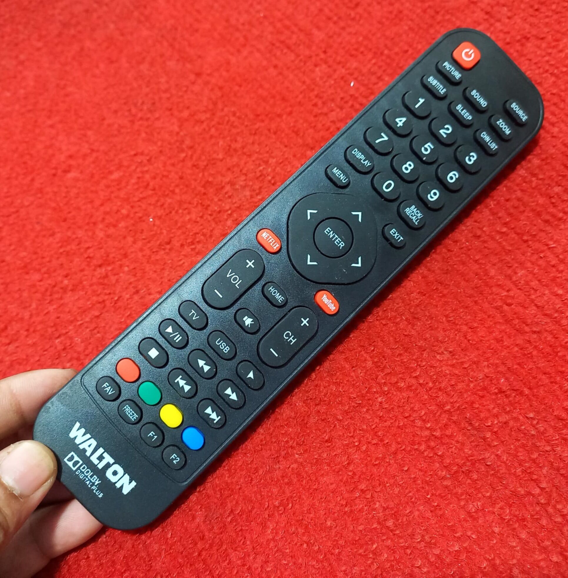 Picture of WALT-ON DOLBY TV Remote Controller WALT-ON Remote Control TV Remote TV Remote For Smart LED TV Remote NETFLIX YouTube