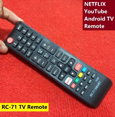 Picture of RC-71 Remote Control RC-71 TV Remote Controller TV Remote For Smart LED TV Remote NETFLIX YouTube