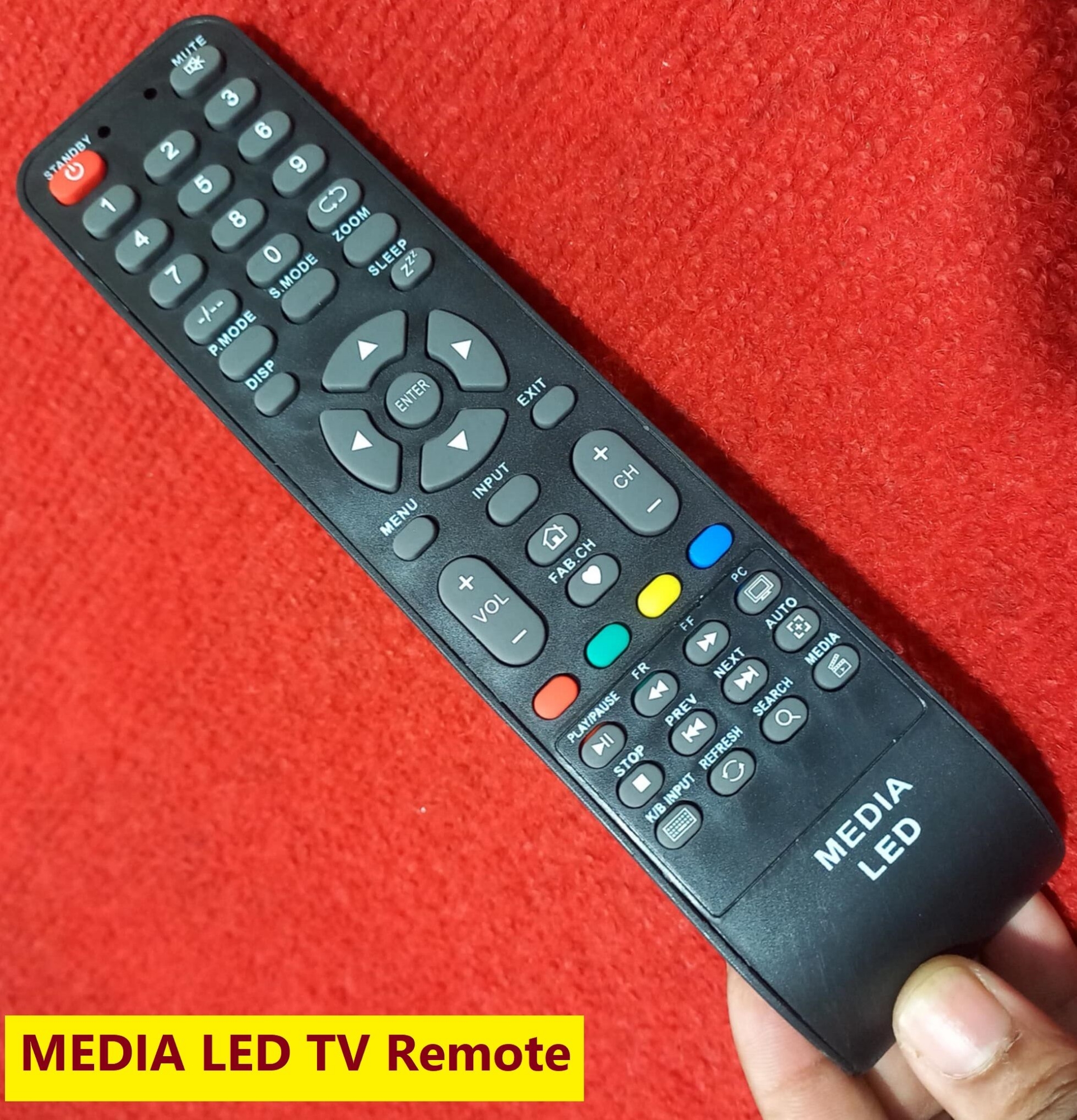 Picture of MEDIA LED TV Remote Control MEDIA LED TV Remote Controller TV Remote For Smart LED TV Remote