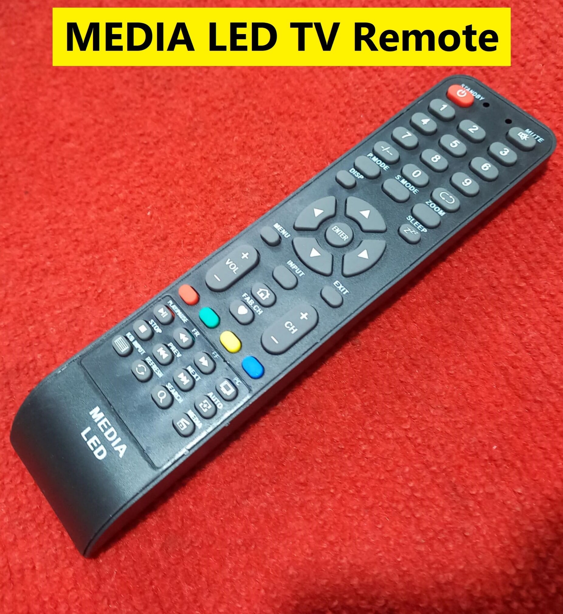 Picture of MEDIA LED TV Remote Control MEDIA LED TV Remote Controller TV Remote For Smart LED TV Remote