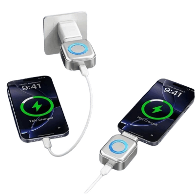 Picture of 140W USB-C Smart Auto Disconnect Charging Adapter | Auto Eject Charger Protector | Overcharge Protection Fast Charging Adapter for Laptop, Phone & Tablet