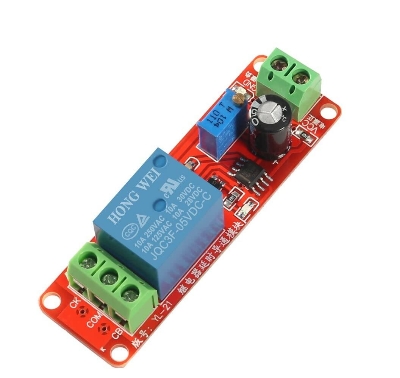 Picture of 5V De-lay Relay Module 0-10Sec CHINESE 5V De-lay Timer Module HW-010  De-lay Timer 0-10 Sec De-lay Timer Switches Adjustable Module NE555 Time De-lay Relay Switch 5V De-lay Circuit Adapters