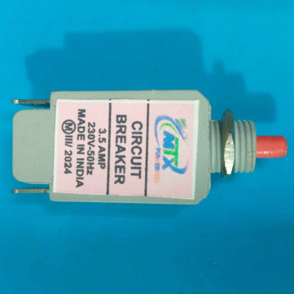 Picture of 3.5A Grinder RESET Switch Mixer Grinder 3.5A Circuit Breaker 3.5Amp 230V Over Load Protector Reset Blinder Machine Switches For Electrical Mixer Grinder Blender Machine Circuit Breaker