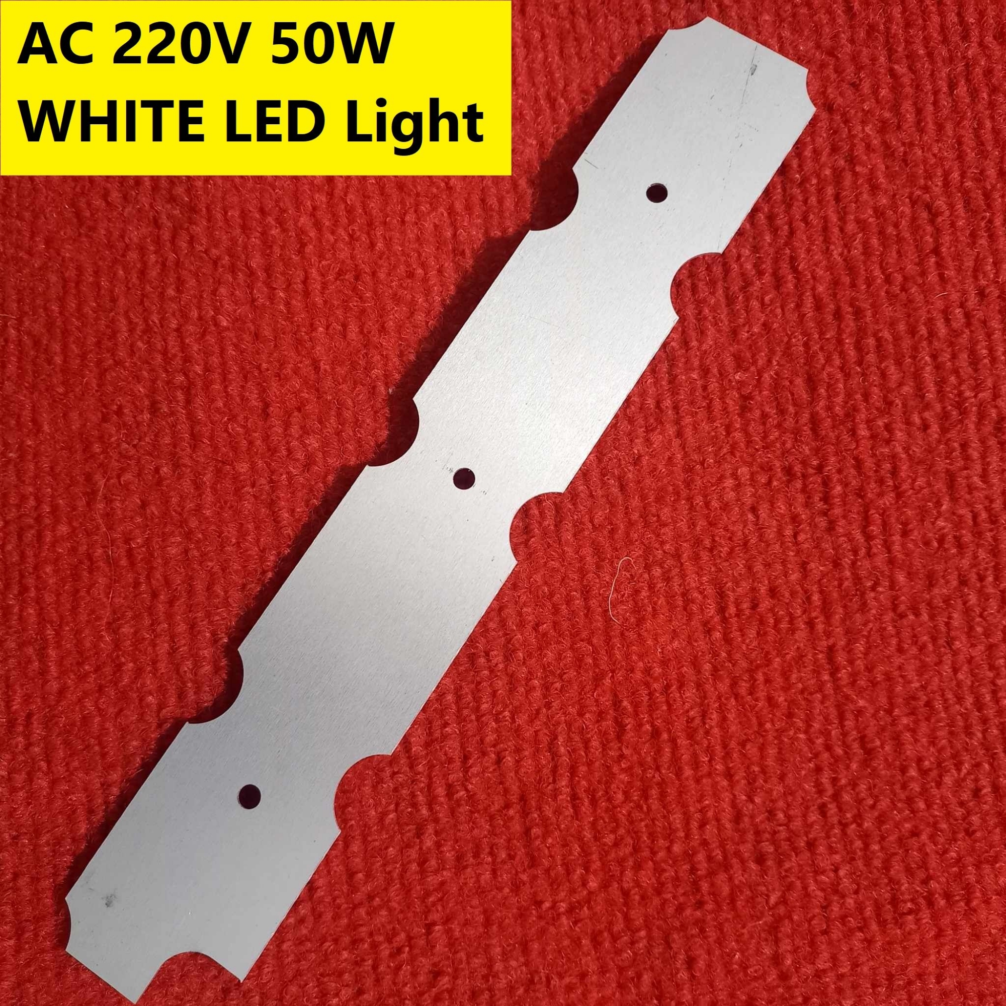 Picture of 50W Light CH50W WHITE 50W AC LED Light Bulbs 220V LED Light Direct 50W LED Light 225x36mm 64Pcs SMD LED 220V White LED Light 50W Plate 50W White LED Light Bulbs