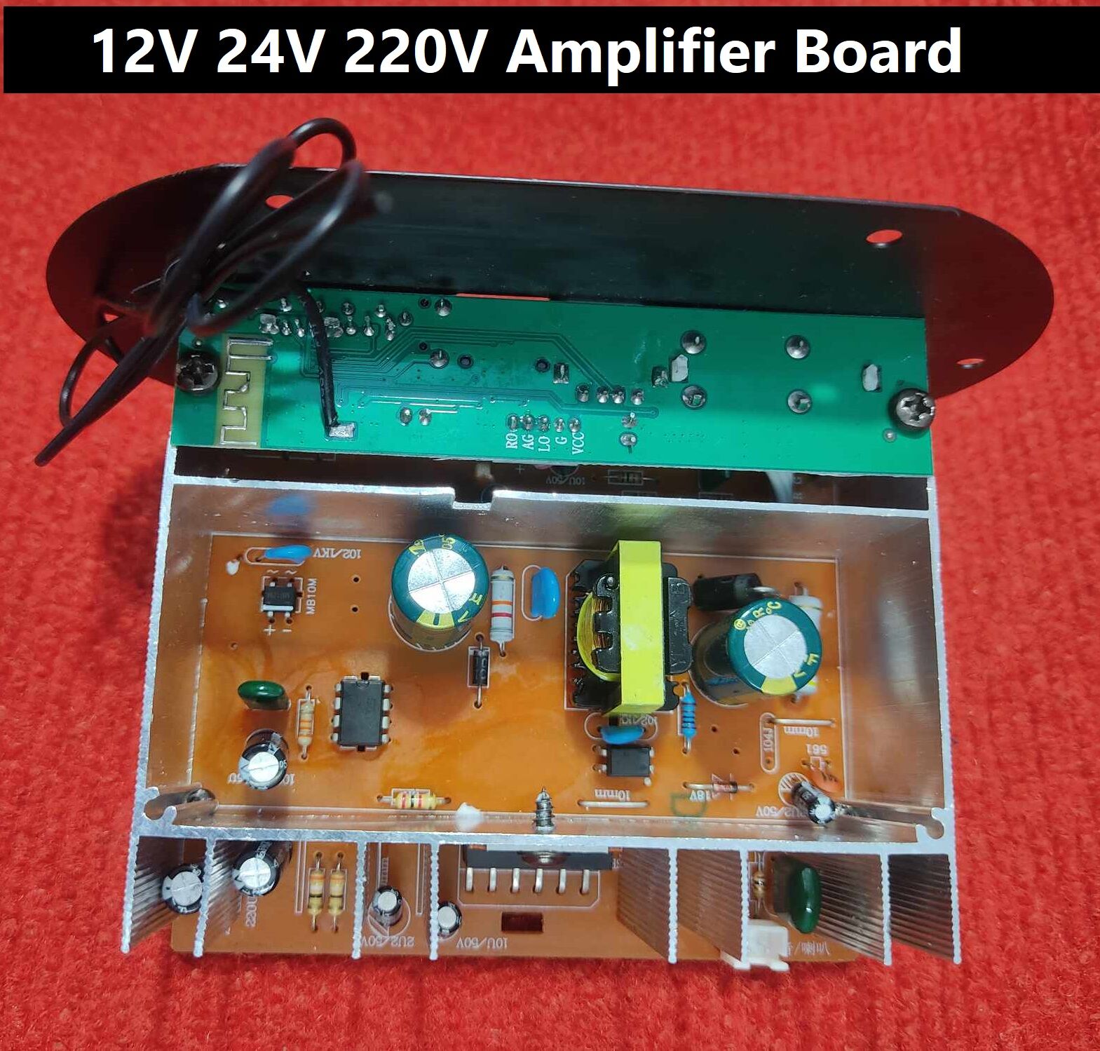 Picture of Vehicle Car Audio Amplifiers 12V 24V 220V 35W Digital Amplifier Board Hi Fi Base Amplifiers UTC2009 TDA2009 Subwoofer Amplifier Home Speaker With Remote Control