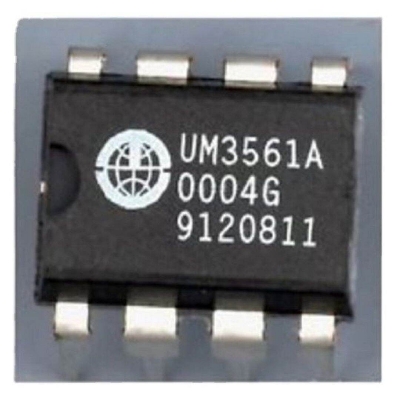 Picture of UM3561A UM3561 3561 IC Three Siren Sound Generator UM/UMC DIP-8 Dual In Line Package