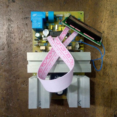 Picture of DSP Pure Sine Wave Complete Board 12 Transistor DSPIC30F2010 Pure Sine Wave Fiber Copper Clad Board DC 12V To 280V AC 1000VA 1200W