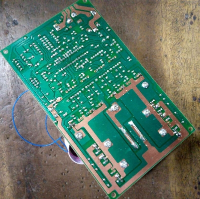 Picture of DSP Pure Sine Wave Complete Board 12 Transistor DSPIC30F2010 Pure Sine Wave Fiber Copper Clad Board DC 12V To 280V AC 1000VA 1200W