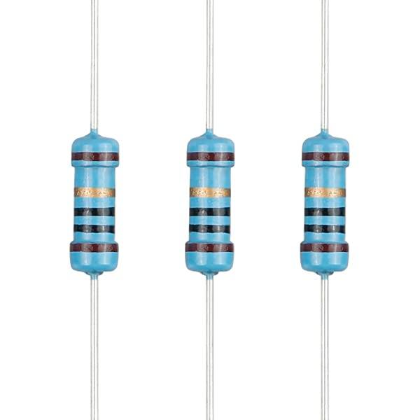 Picture of 50Pcs - COPPER Resistor Tolerance 1% 2.2 Ohm Resistor 2.2 Ohm Carbon Film Resistor