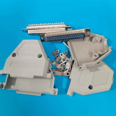 Picture of DB37 MALE & FEMALE 2 Rows 37 Pin VGA Plug Connector
