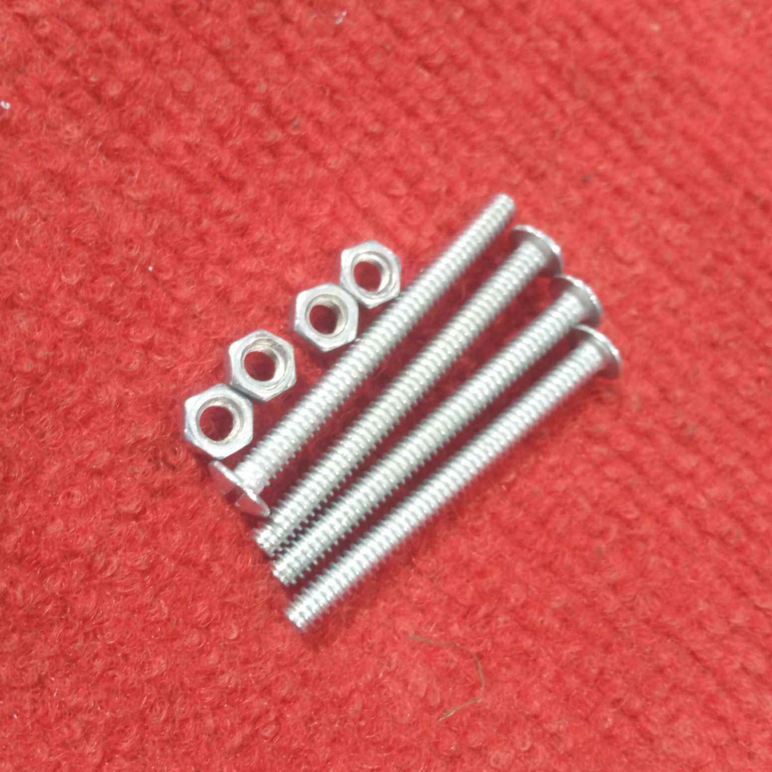 Picture of 10Pcs – Stainless Steel 50x4mm 2″ Inch SS Coating Chipboard Screws Phil-lips Flat Head