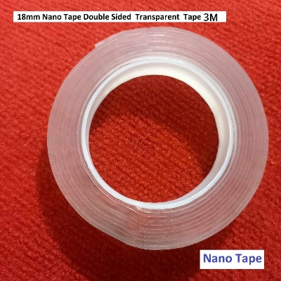 Picture of Width 18mm Clear Nano Double Side Waterproof  Adhesive Nano Tape - Nano tape 18mm Width 3M Nano Tape