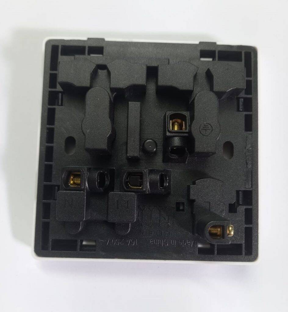 Picture of 8 Pin Combined Switch Board Power Switch 3Pin 2Pin Combined Socket 250V 16A 8 Pin Combined Socket  Wall Socket Gang Switch  Socket For IPS UPS Stabilizer Computer Refrigerator