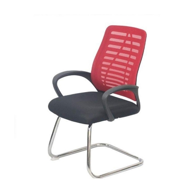Picture of GE-004 Executive Visitor Chair(A mesh)Red&Black